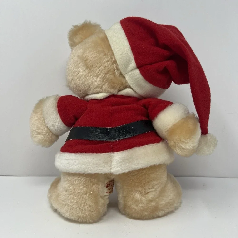 Russ Berrie Beary Christmas Santa Plush Xmas Teddy Bear 9